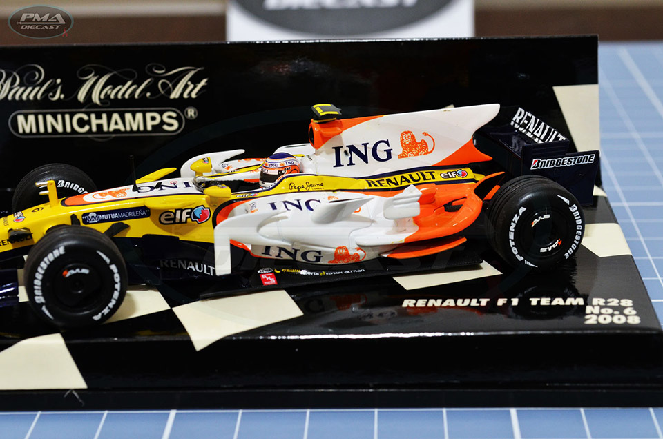 NELSON PIQUET 2008 RENAULT R28 1:43